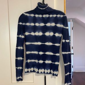 Autumn Cashmere Tie Dye Turtleneck - small